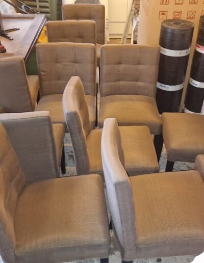 chaises-en-tissu
